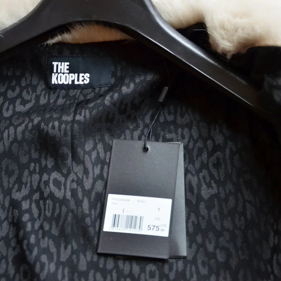 The Kooples White faux fur coat Size 1 - Picture 9 of 12
